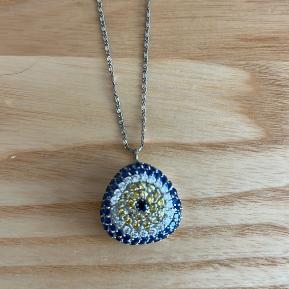 Evil eye charm with rhinestones - Picture 2 of 3